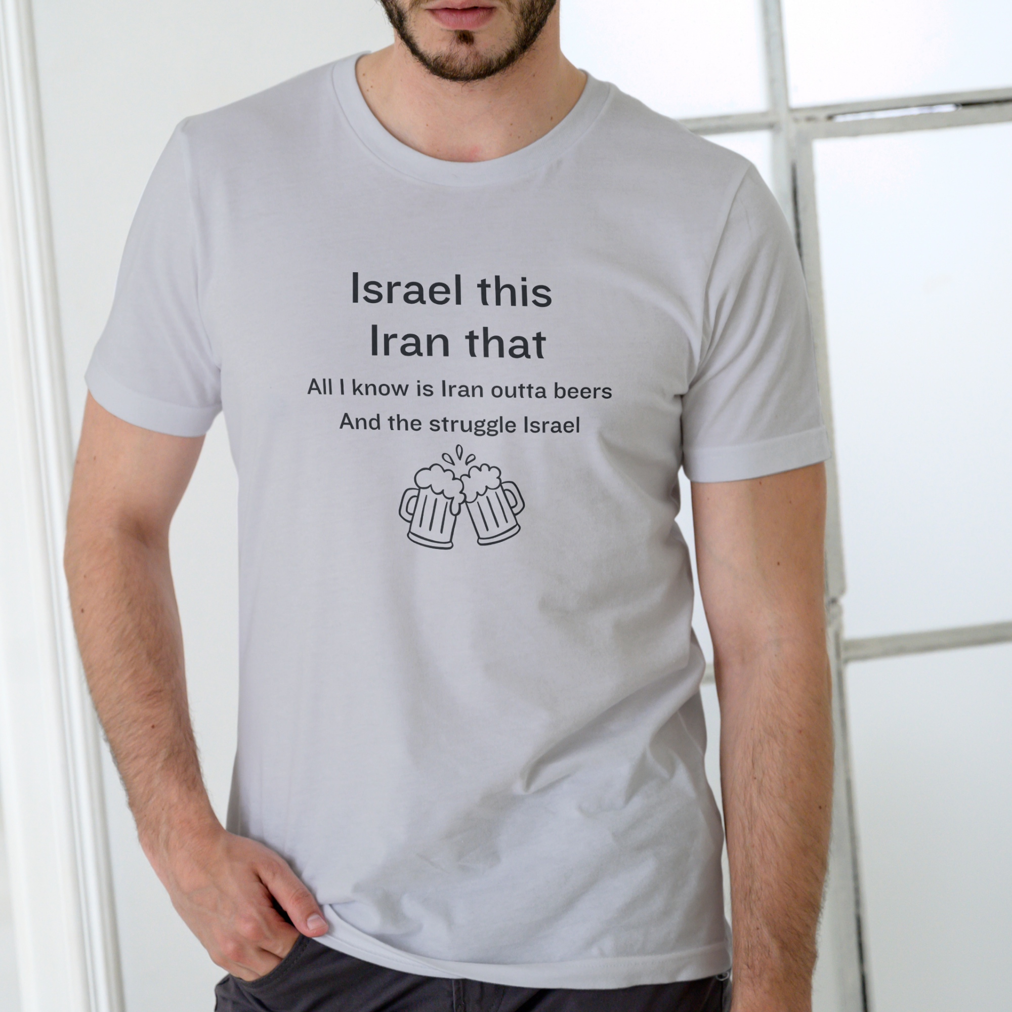 Israel This, Iran That” T-Shirt – Unisex Cotton Tee