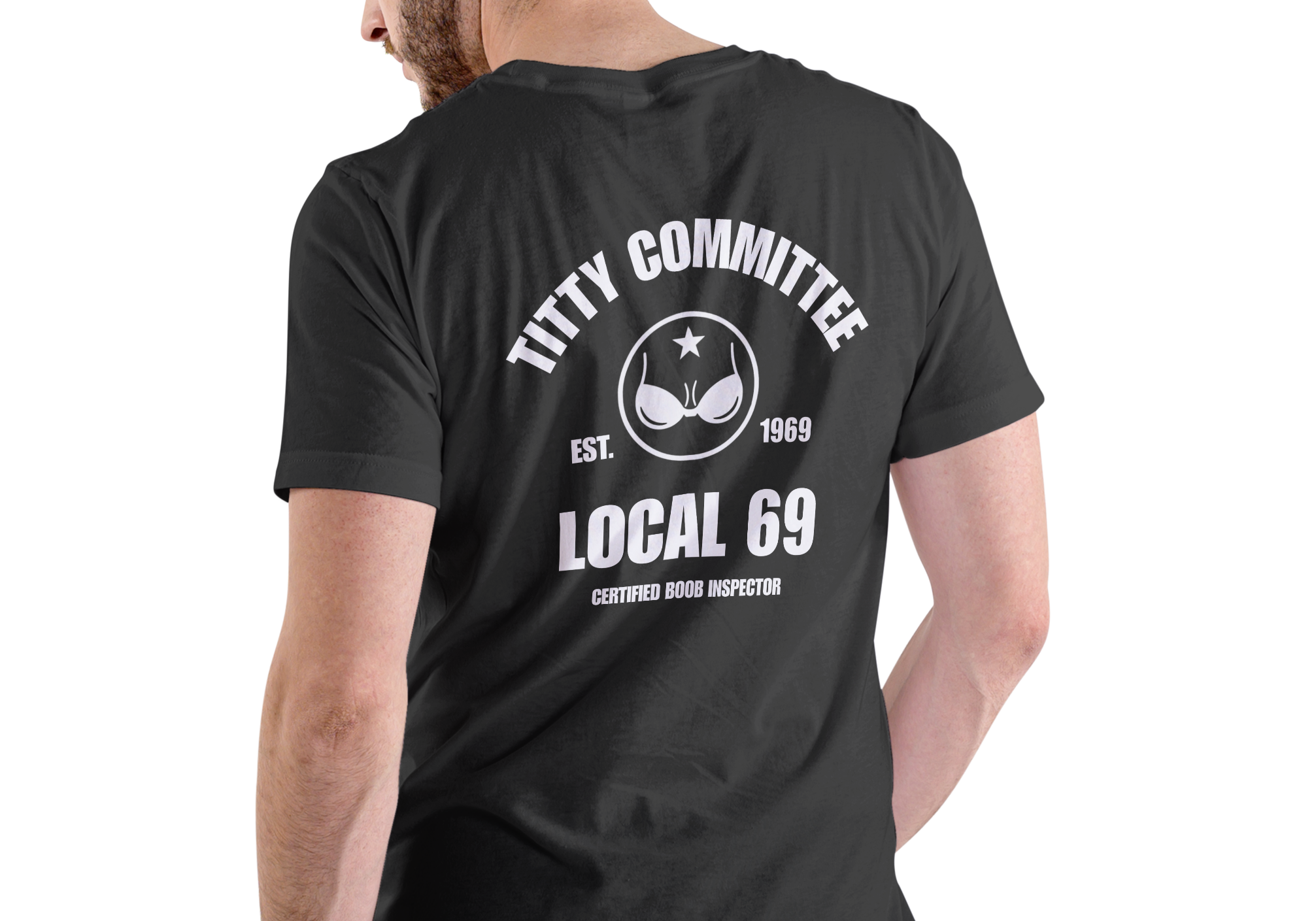 Titty Committee Local 69, Unisex Cotton T- Shirt