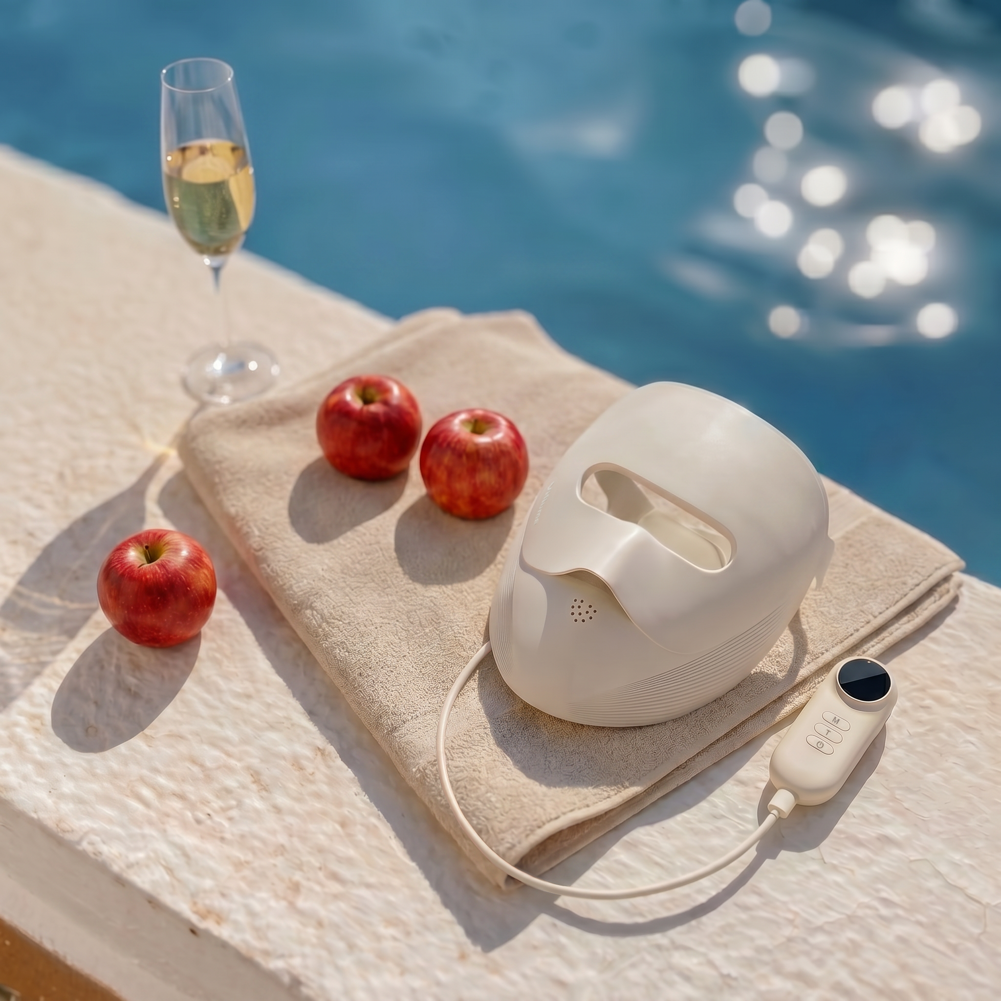 {"default":"Mother's Day\nVifluma \nRed light Therapy mask\nVifluma Skin Glow Light Mask - Premium LED Face Mask\nby a pool"}
