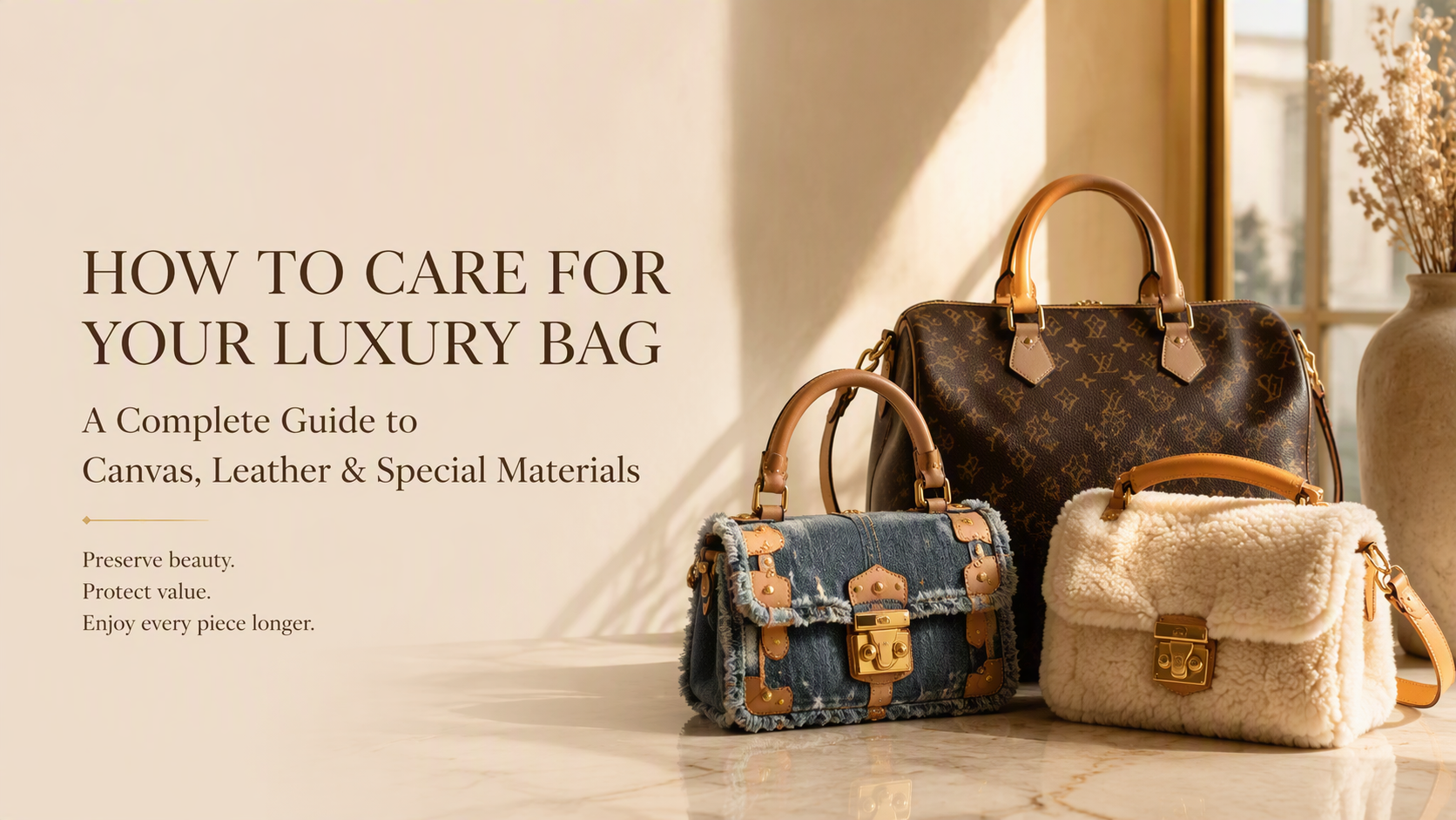 How to Care for Your Louis Vuitton Bag: Complete Guide to Monogram Canvas, Vachetta Leather & More