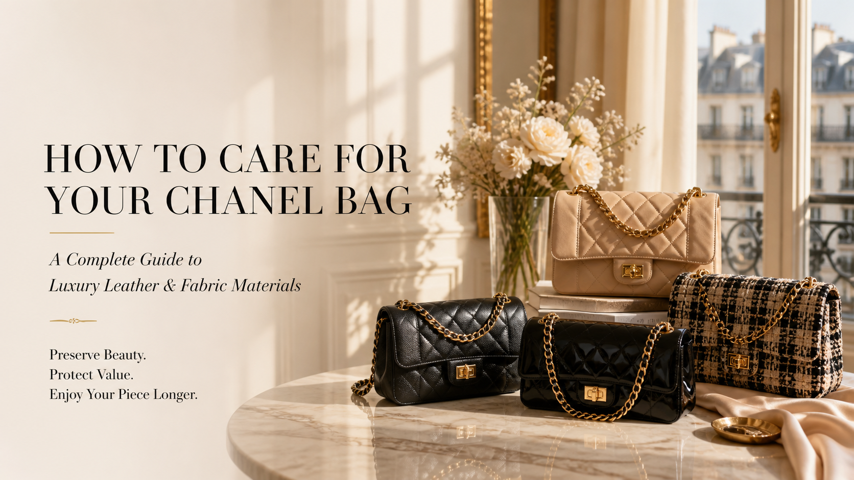 How to Care for Your Chanel Bag: A Complete Guide to Lambskin, Caviar Leather, Patent & Tweed