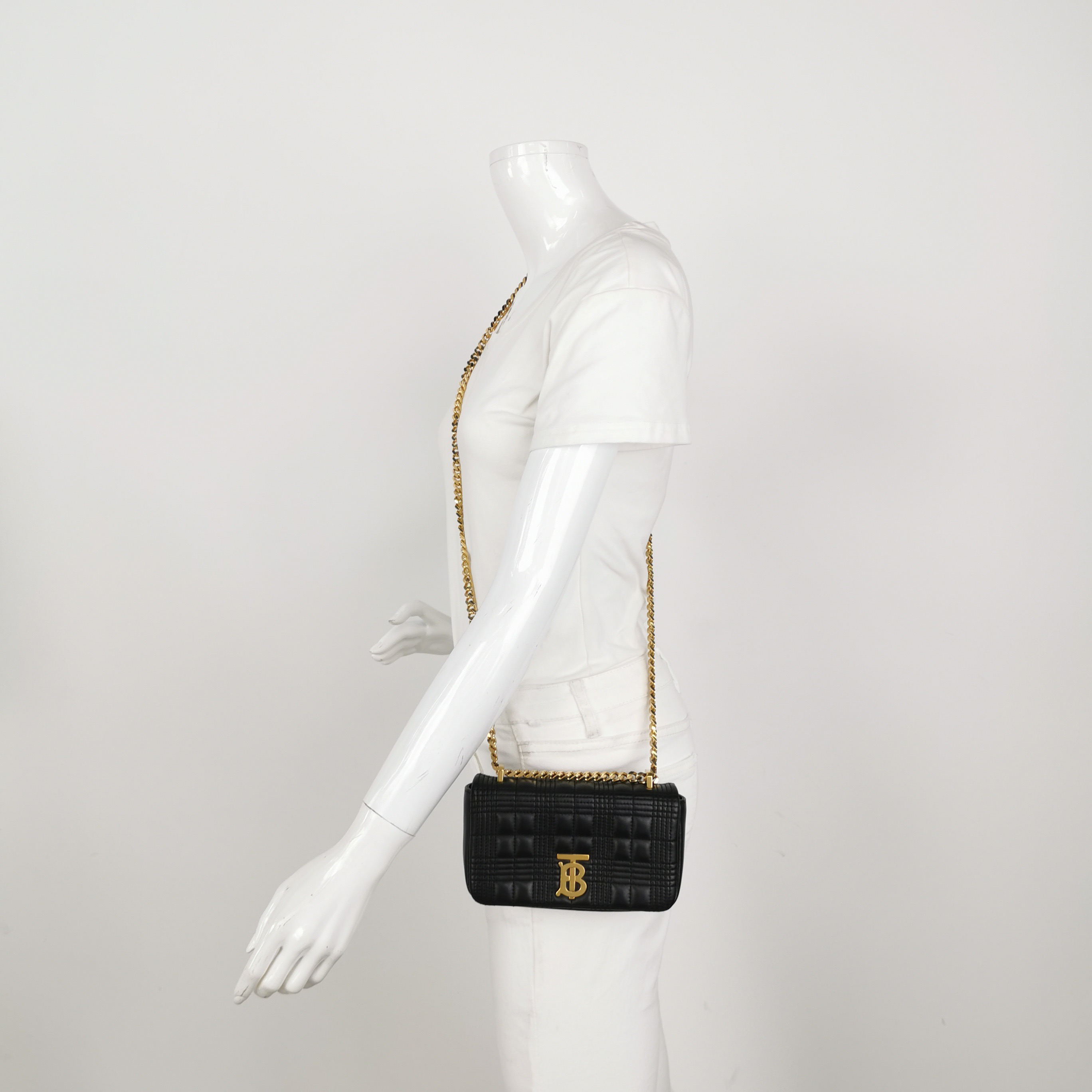 Burberry Lola Shoulder Bag Quilted Lambskin Mini — alternate view