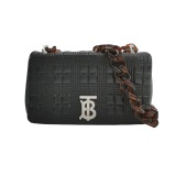 Burberry Lola Shoulder Bag Quilted Patent with Resin Small — thumbnail 1