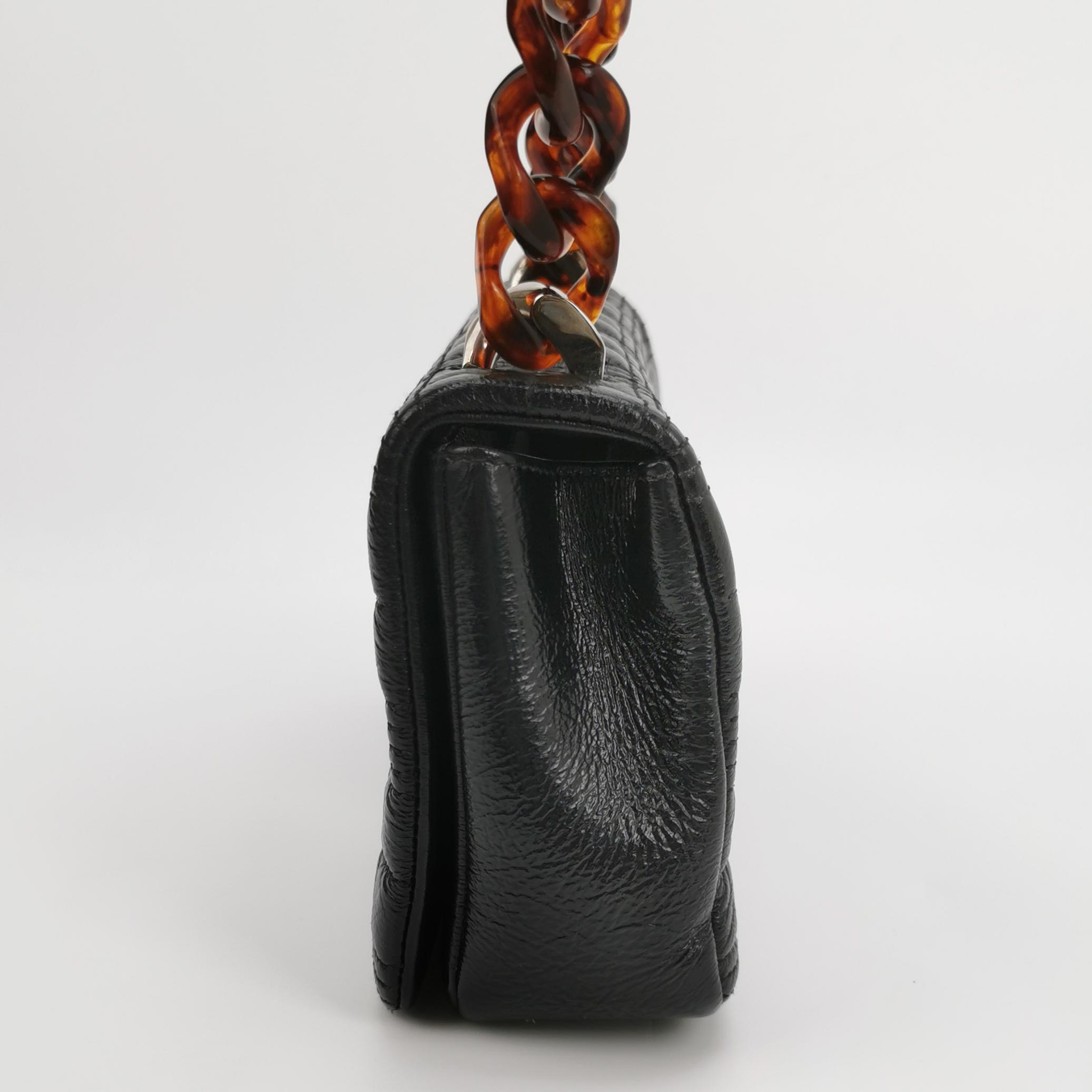 Burberry Lola Shoulder Bag Quilted Patent with Resin Small — photo 3 of 22