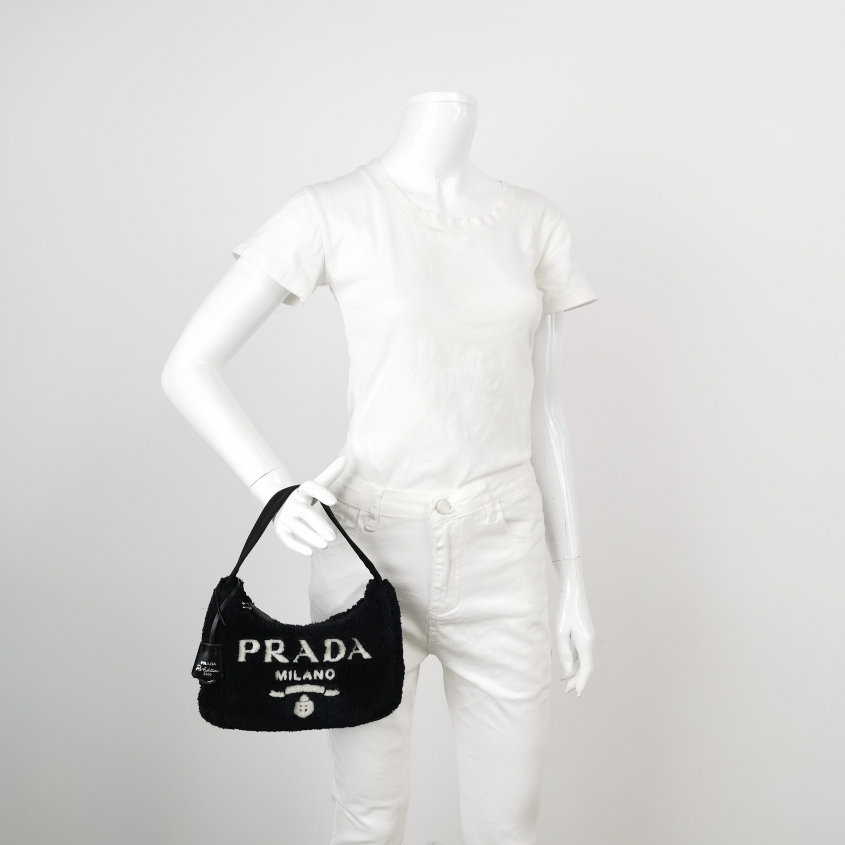 Prada Re-Edition 2000 Hobo Terry Cloth Mini — alternate view