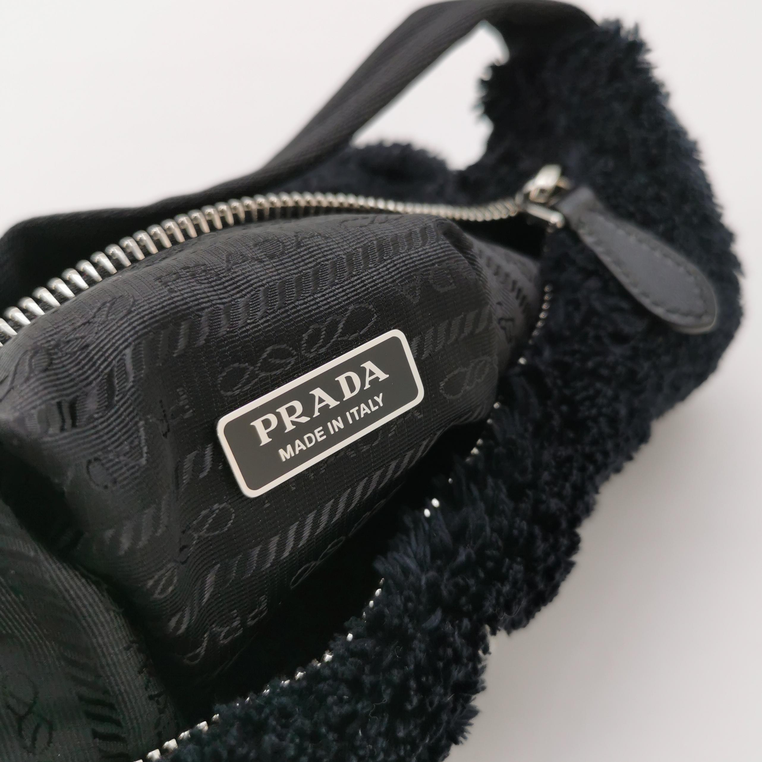 Prada Re-Edition 2000 Hobo Terry Cloth Mini — photo 9 of 19