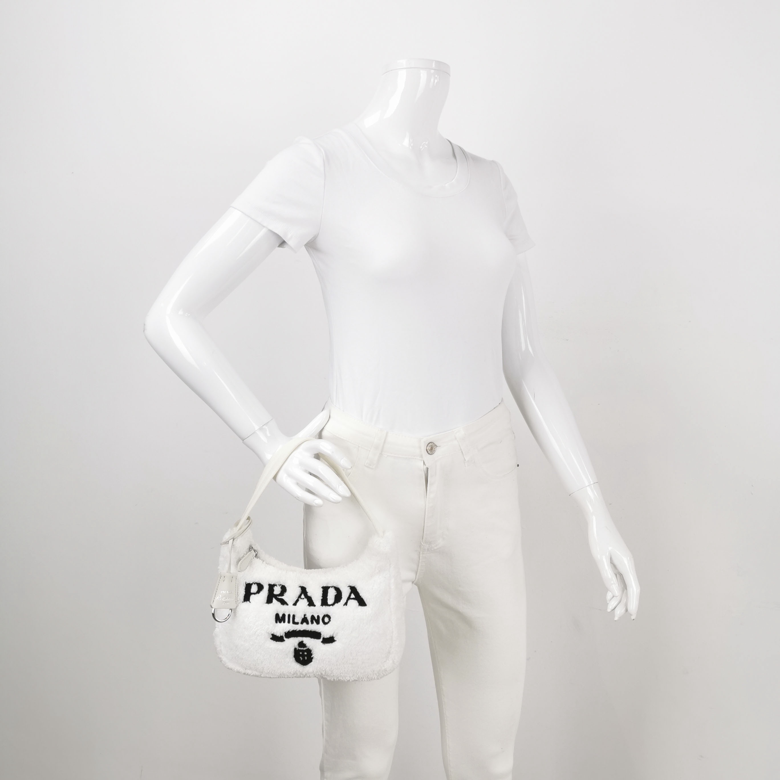 Prada Re-Edition 2000 Hobo Terry Cloth Mini — alternate view