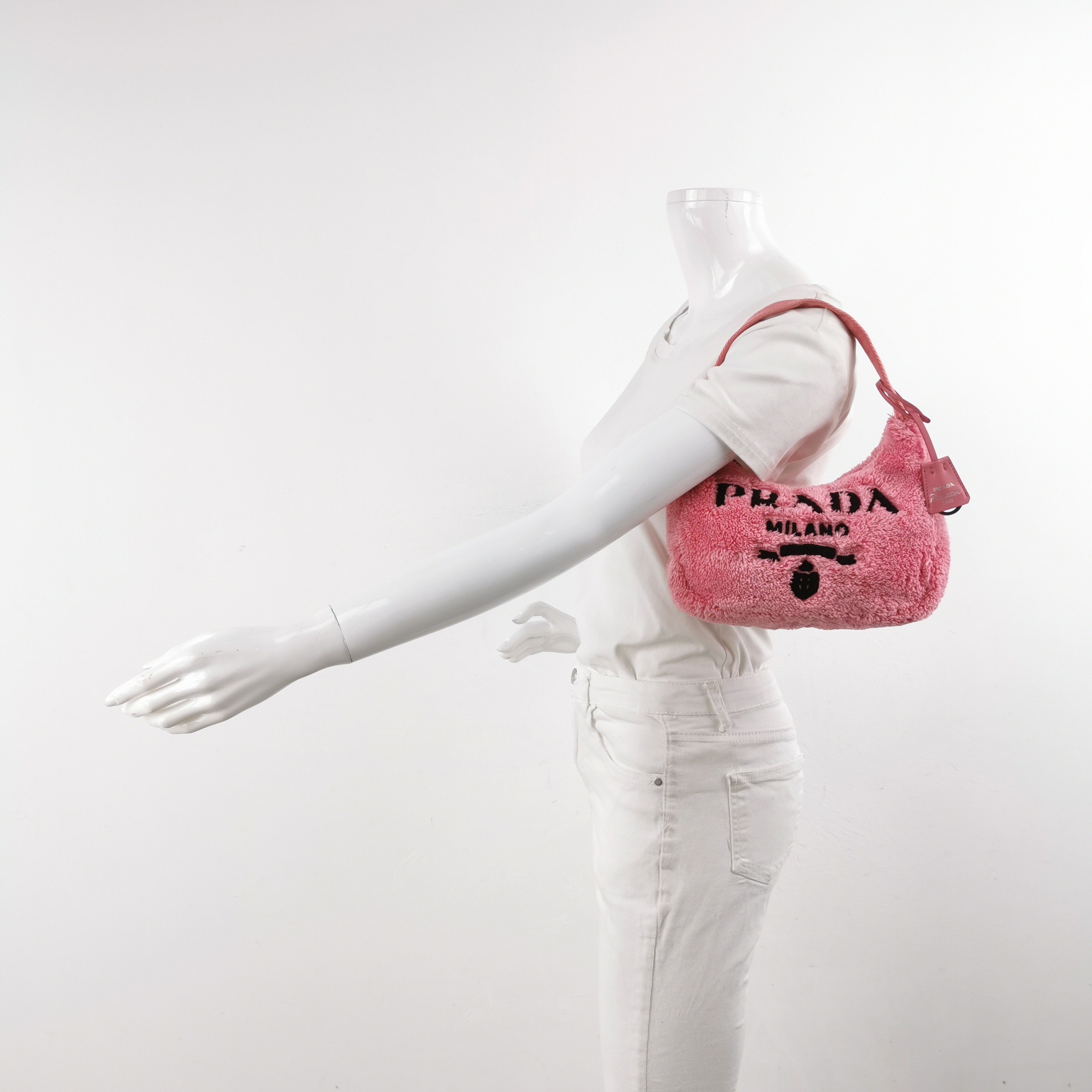 Prada Re-Edition 2000 Hobo Terry Cloth Mini — alternate view