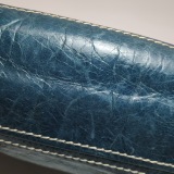Prada Vitelloshine Chain Shoulder Bag Leather Navy — thumbnail 20