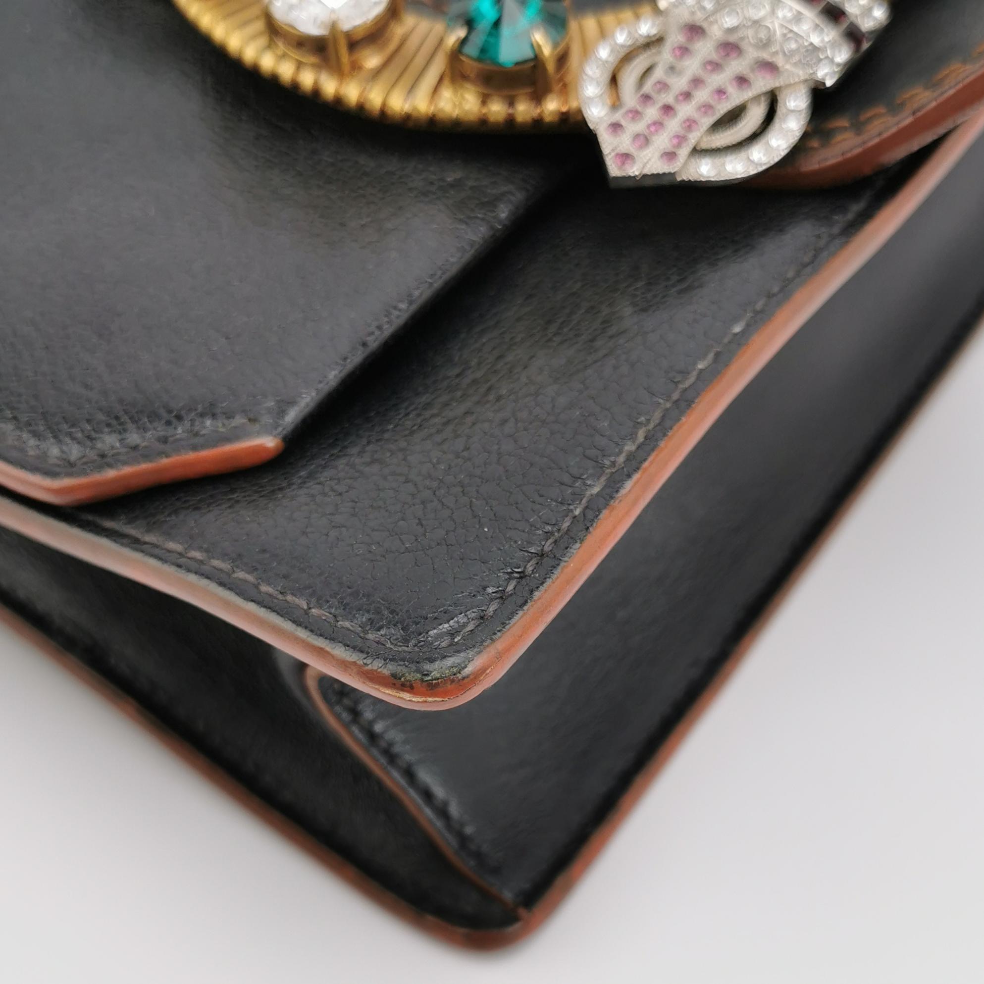 Miu Miu Dahlia Crossbody Bag Crystal Embellished Leather — photo 12 of 13