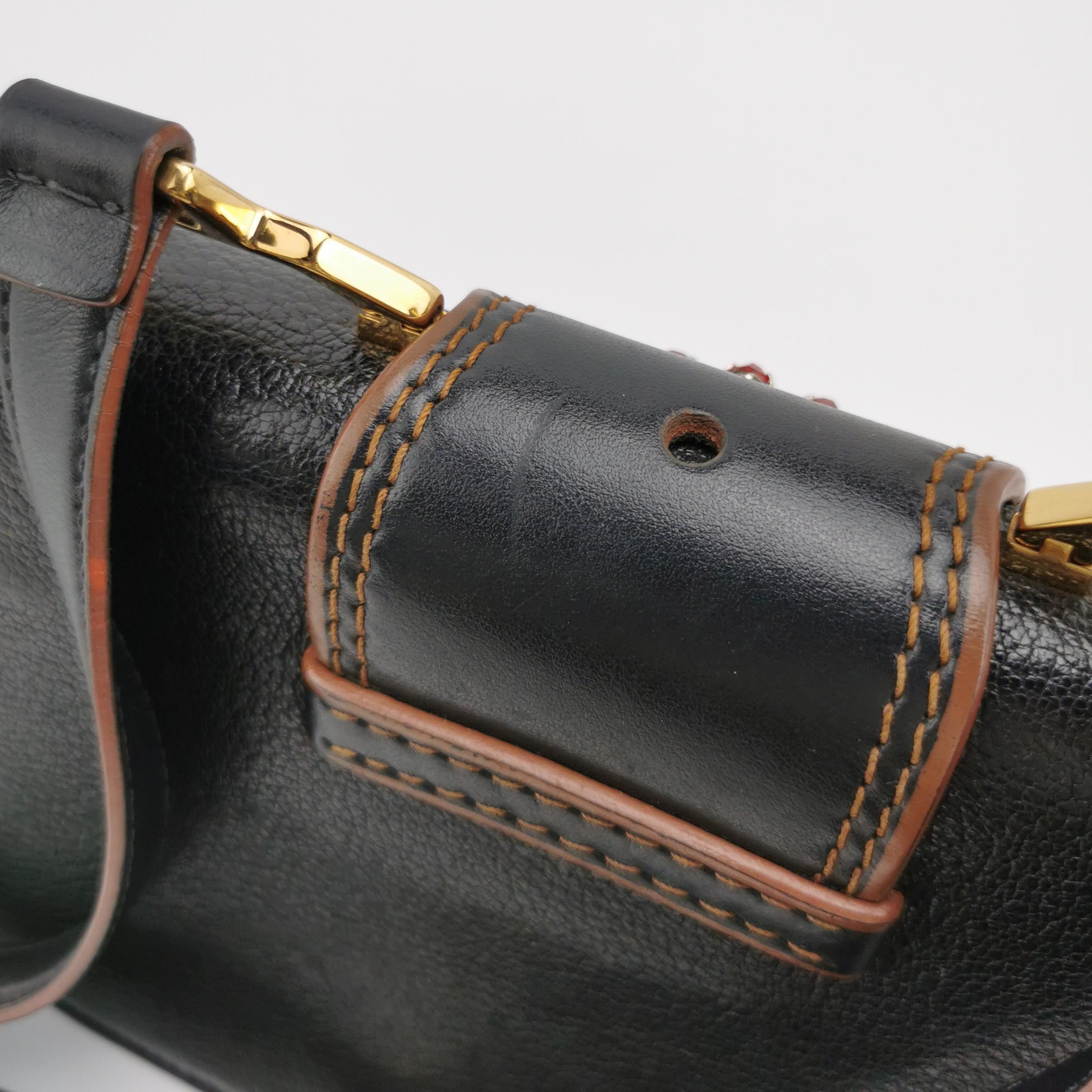 Miu Miu Dahlia Crossbody Bag Crystal Embellished Leather — photo 13 of 13