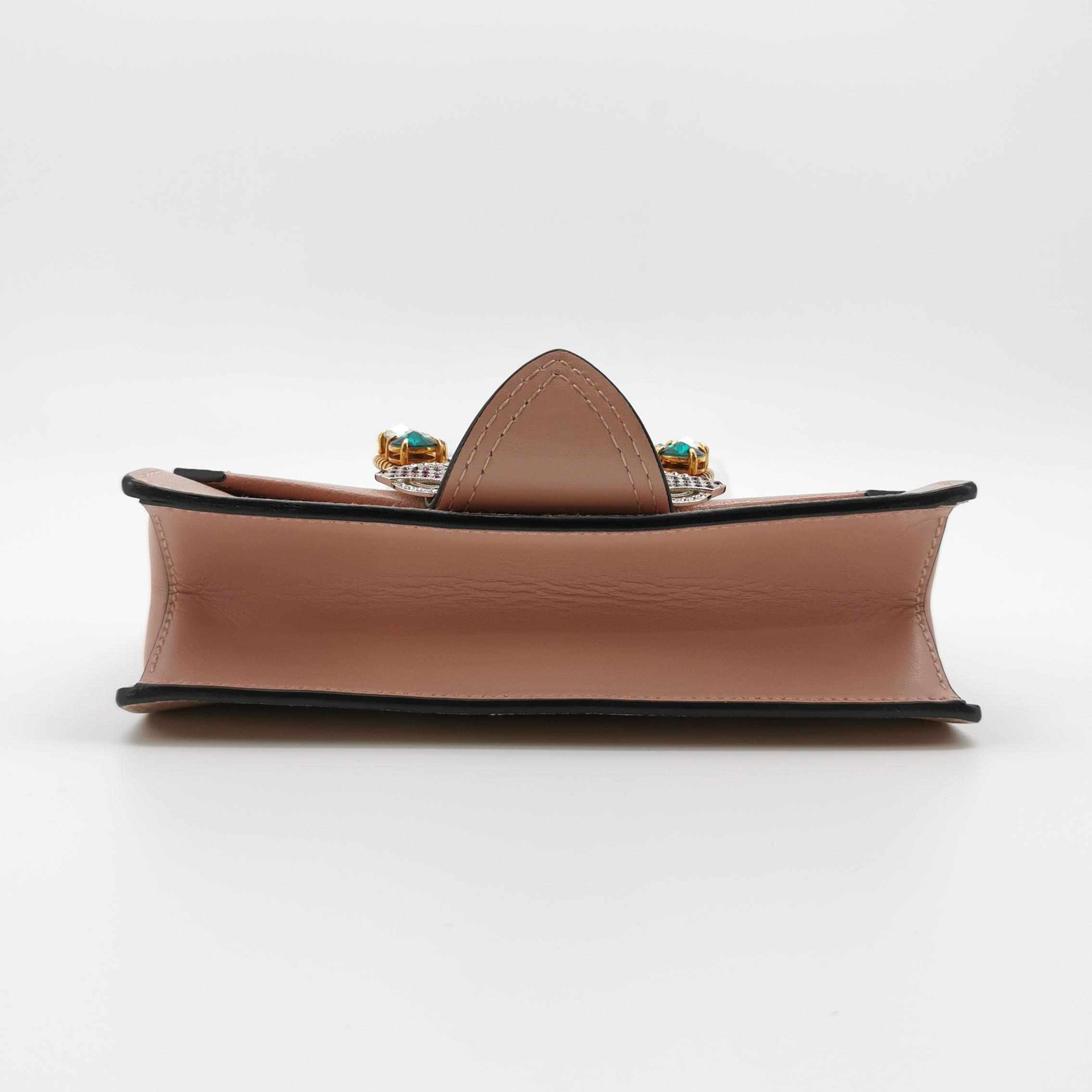 Miu Miu Dahlia Crossbody Bag Crystal Embellished Leather — photo 6 of 24