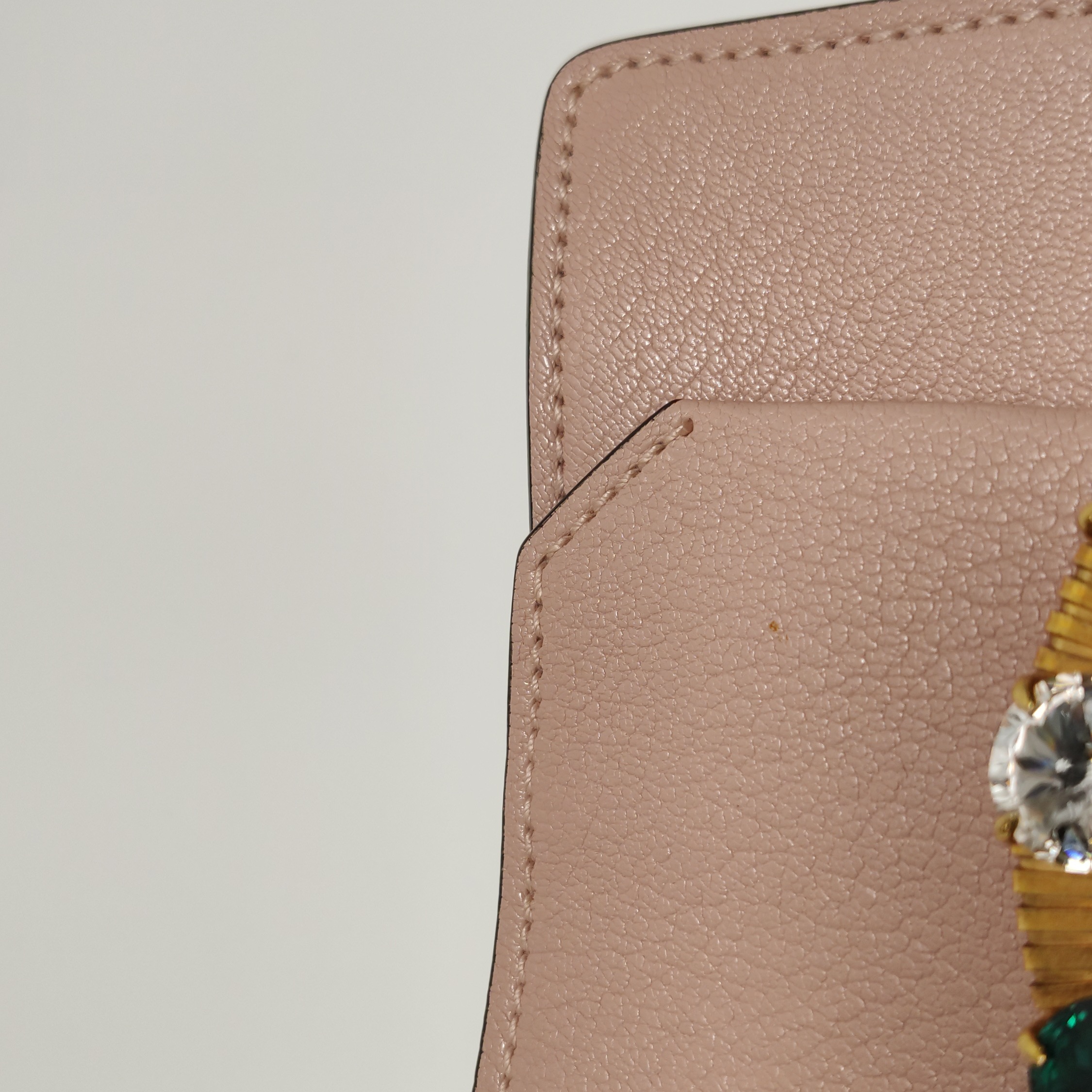Miu Miu Dahlia Crossbody Bag Crystal Embellished Leather — photo 17 of 24