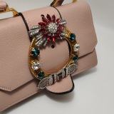 Miu Miu Dahlia Crossbody Bag Crystal Embellished Leather — thumbnail 20