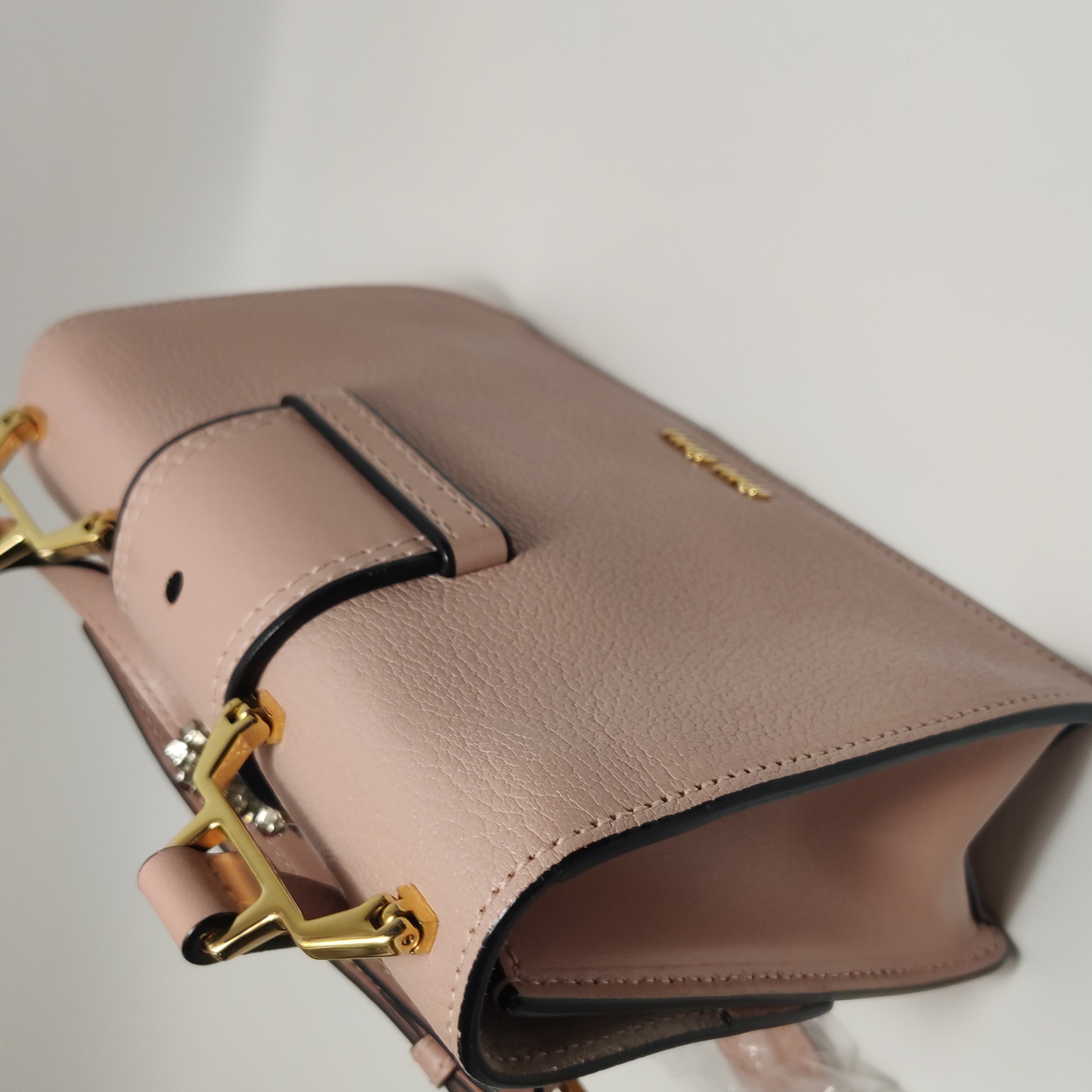Miu Miu Dahlia Crossbody Bag Crystal Embellished Leather — photo 21 of 24