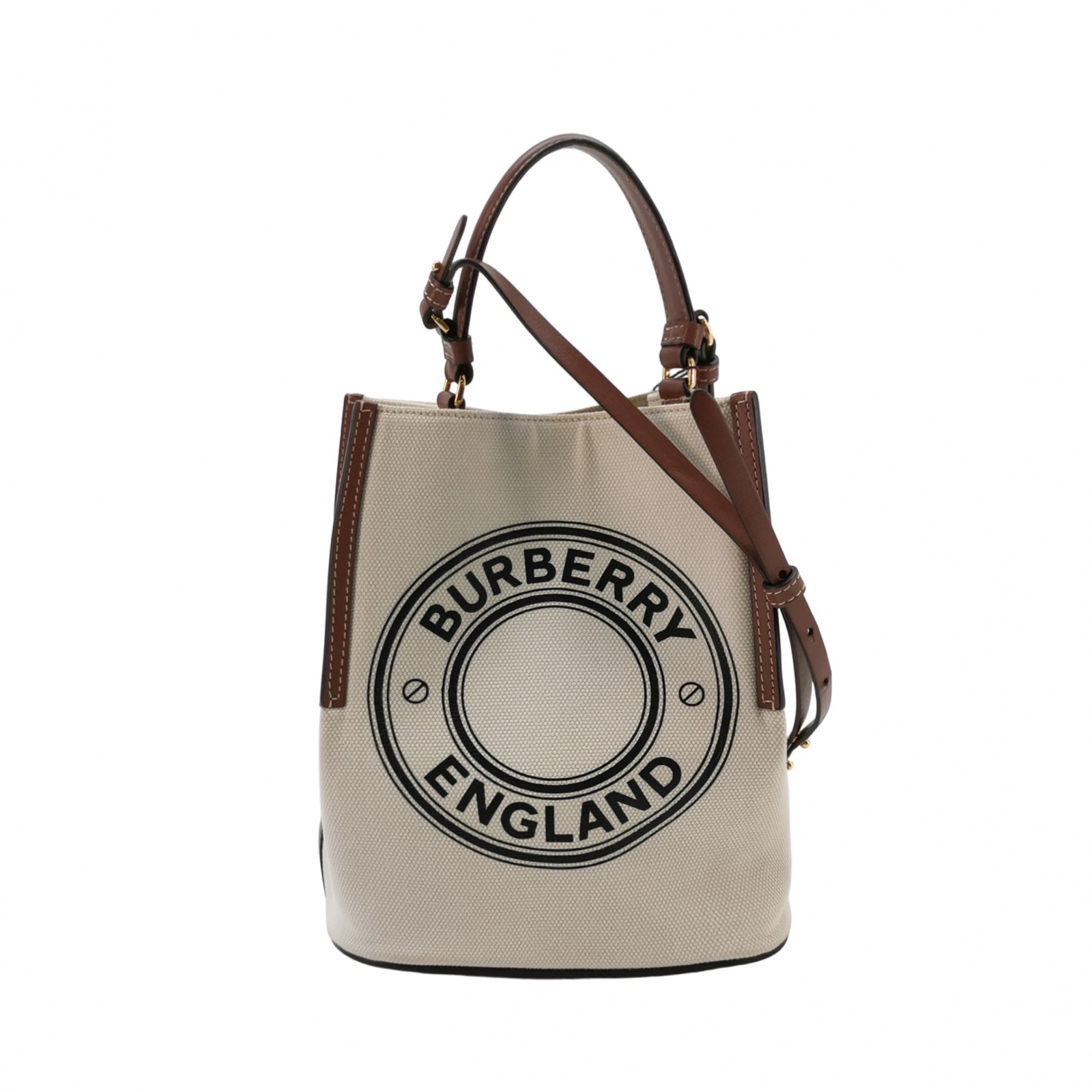 Burberry Peggy Logo Bucket Bag Canvas Small — photo 1 of 25