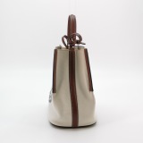 Burberry Peggy Logo Bucket Bag Canvas Small — thumbnail 4