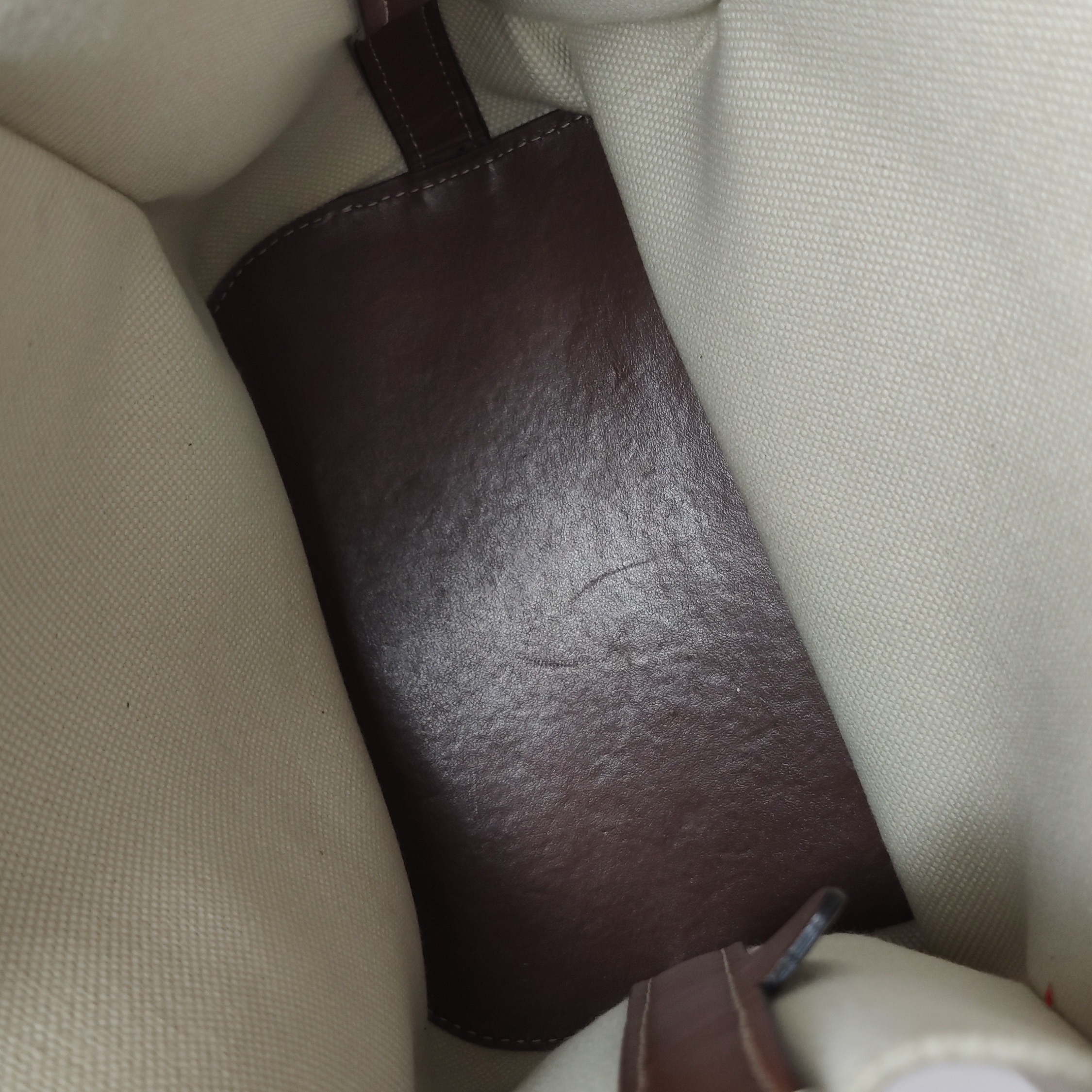 Burberry Peggy Logo Bucket Bag Canvas Small — photo 17 of 25