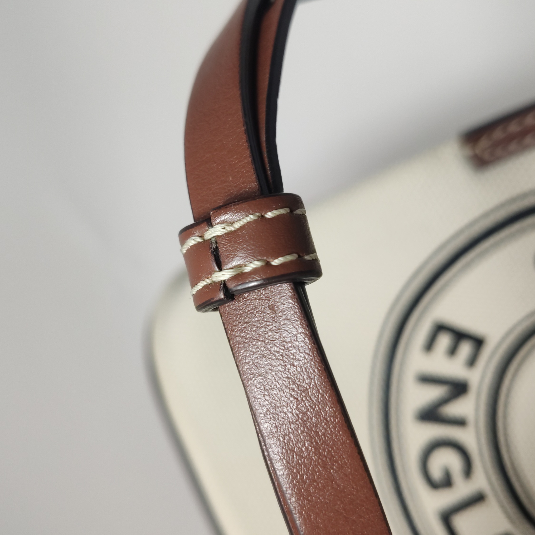 Burberry Peggy Logo Bucket Bag Canvas Small — photo 24 of 25