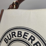 Burberry Peggy Logo Bucket Bag Canvas Small — thumbnail 18
