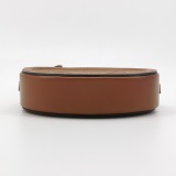 Celine Triomphe Oval Crossbody Bag Leather Mini — thumbnail 6