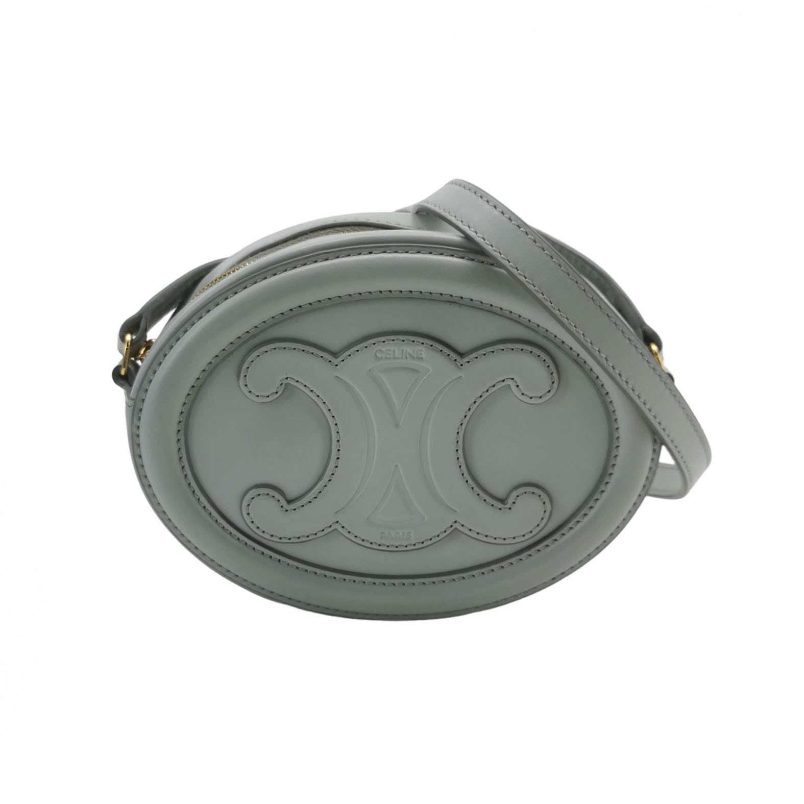 Celine Triomphe Oval Crossbody Bag Leather Mini — photo 1 of 22