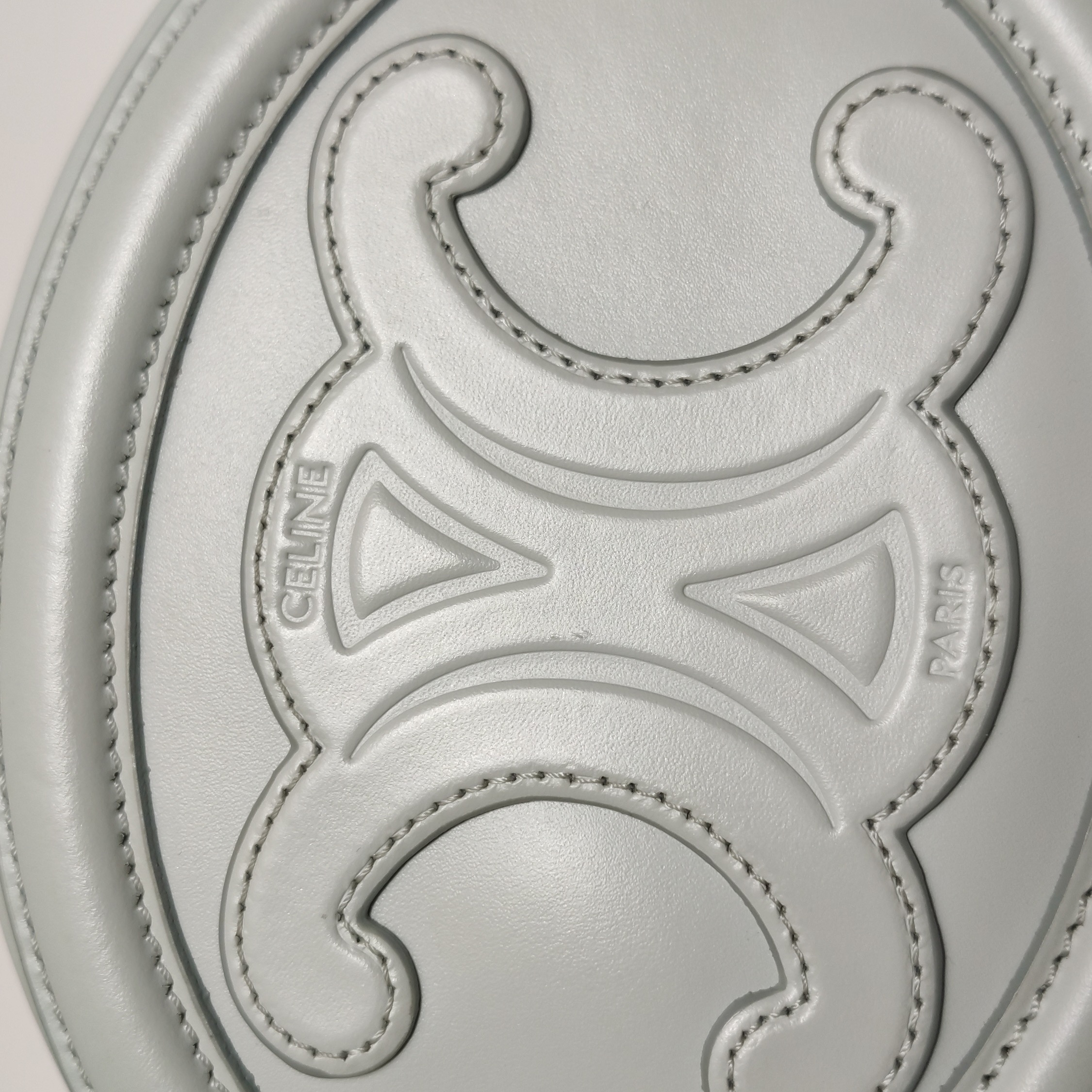 Celine Triomphe Oval Crossbody Bag Leather Mini — photo 14 of 22