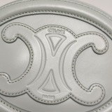 Celine Triomphe Oval Crossbody Bag Leather Mini — thumbnail 14