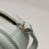 Celine Triomphe Oval Crossbody Bag Leather Mini — thumbnail 18
