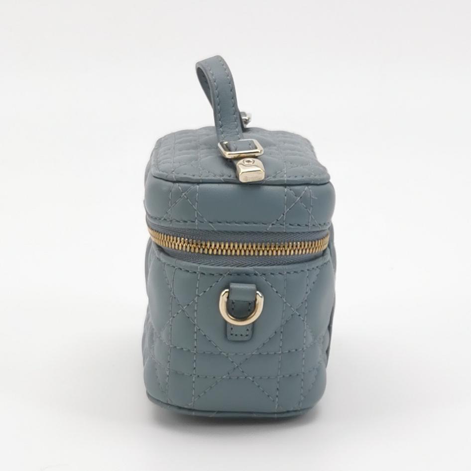 Christian Dior Lady Dior Vanity Case Cannage Quilt Lambskin Micro — photo 3 of 25