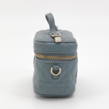 Christian Dior Lady Dior Vanity Case Cannage Quilt Lambskin Micro — thumbnail 3