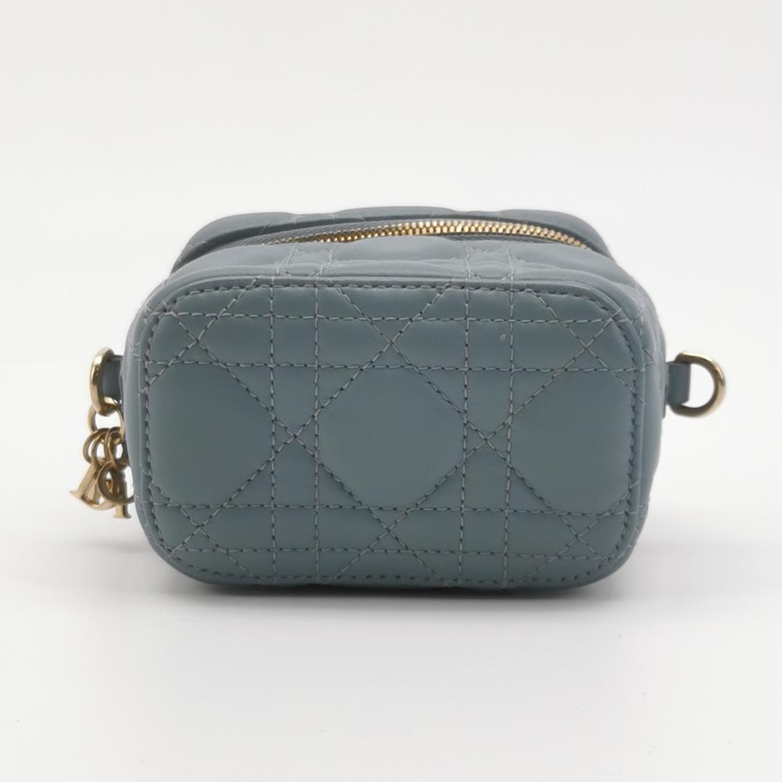Christian Dior Lady Dior Vanity Case Cannage Quilt Lambskin Micro — photo 6 of 25