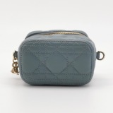 Christian Dior Lady Dior Vanity Case Cannage Quilt Lambskin Micro — thumbnail 6