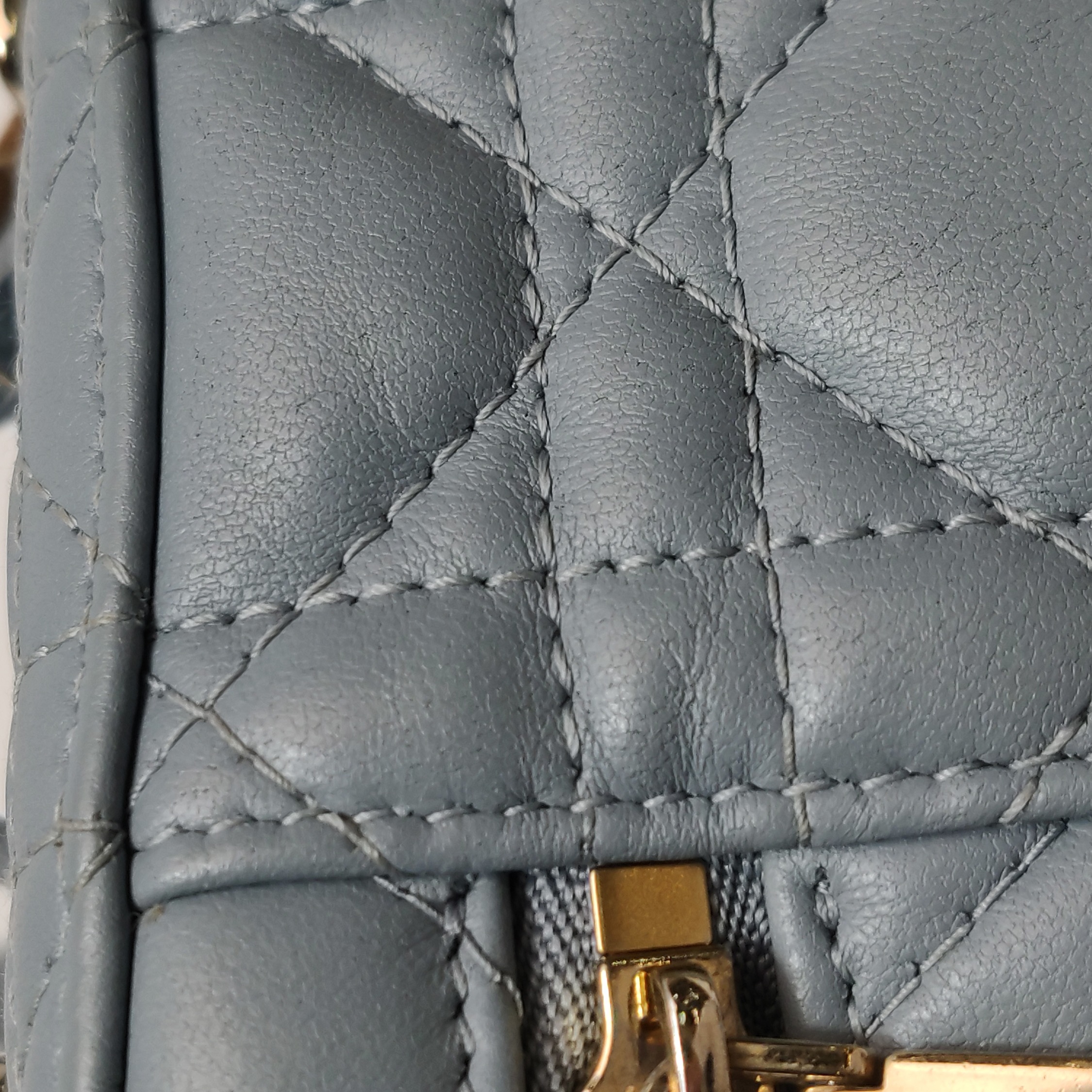 Christian Dior Lady Dior Vanity Case Cannage Quilt Lambskin Micro — photo 16 of 25