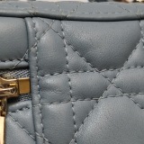 Christian Dior Lady Dior Vanity Case Cannage Quilt Lambskin Micro — thumbnail 16
