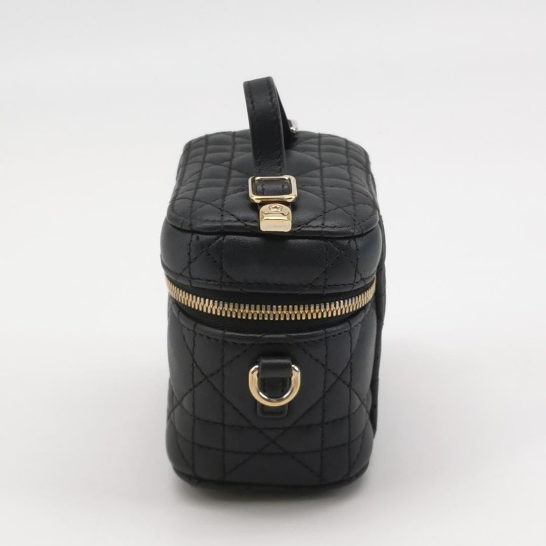 Christian Dior Lady Dior Vanity Case Cannage Quilt Lambskin Micro — photo 3 of 24