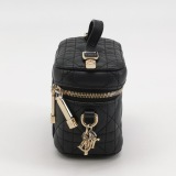 Christian Dior Lady Dior Vanity Case Cannage Quilt Lambskin Micro — thumbnail 4