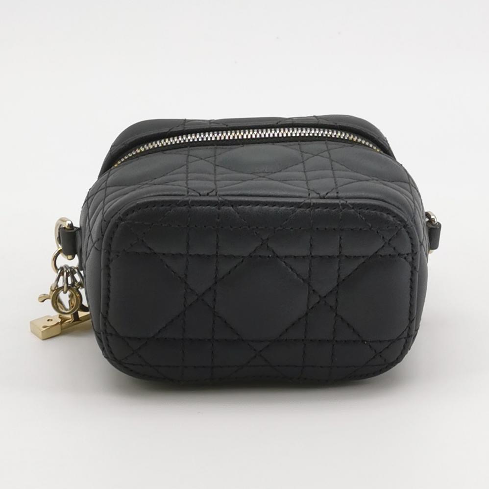 Christian Dior Lady Dior Vanity Case Cannage Quilt Lambskin Micro — photo 6 of 24