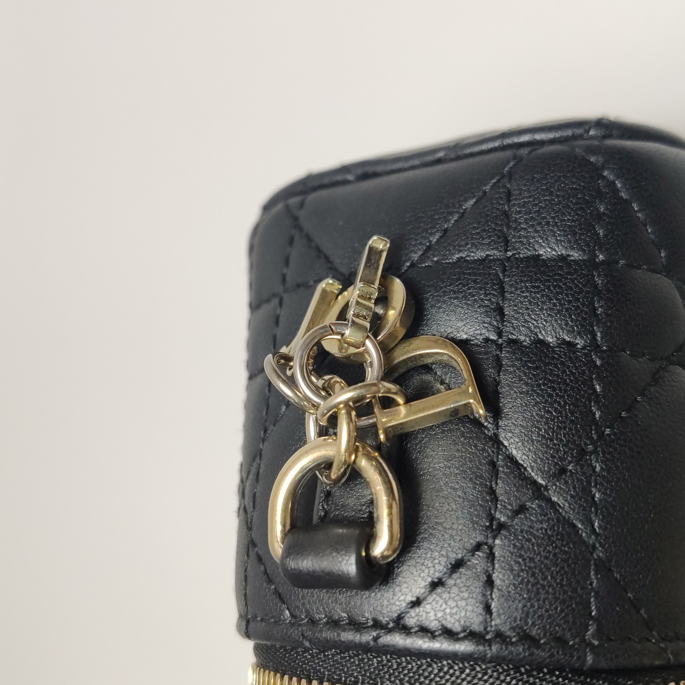 Christian Dior Lady Dior Vanity Case Cannage Quilt Lambskin Micro — photo 12 of 24