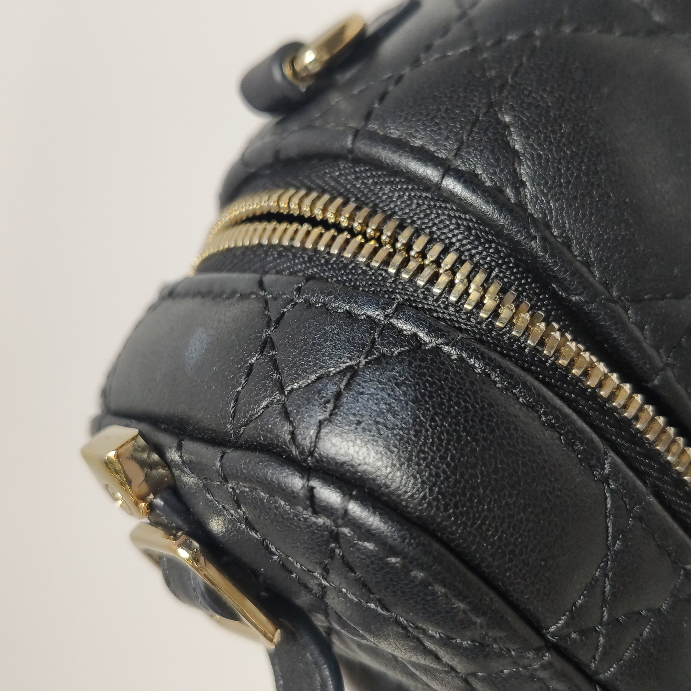 Christian Dior Lady Dior Vanity Case Cannage Quilt Lambskin Micro — photo 17 of 24