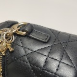 Christian Dior Lady Dior Vanity Case Cannage Quilt Lambskin Micro — thumbnail 11