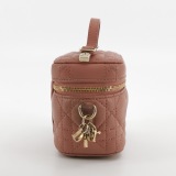 Christian Dior Lady Dior Vanity Case Cannage Quilt Lambskin Micro — thumbnail 3