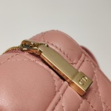Christian Dior Lady Dior Vanity Case Cannage Quilt Lambskin Micro — thumbnail 12