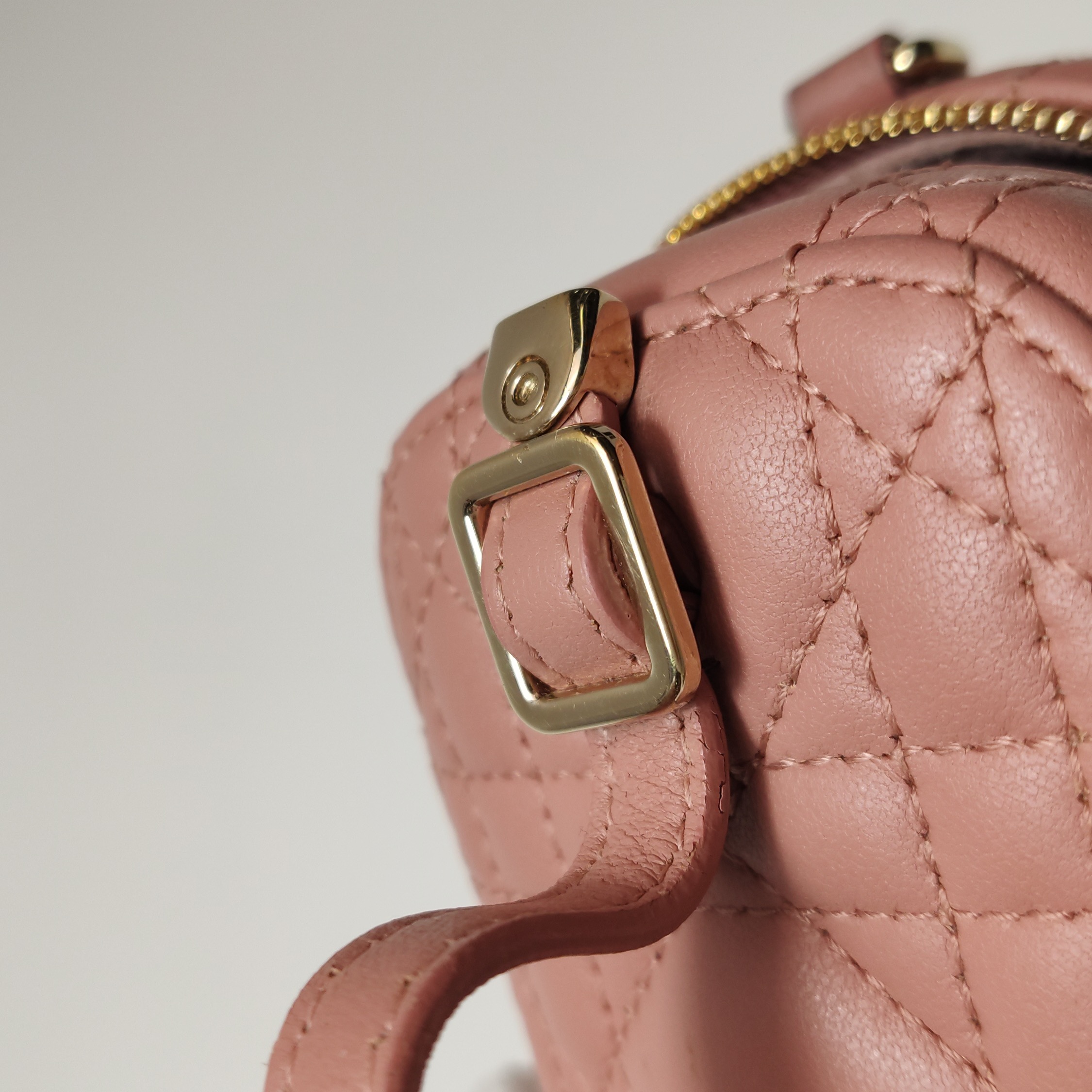 Christian Dior Lady Dior Vanity Case Cannage Quilt Lambskin Micro — photo 16 of 23