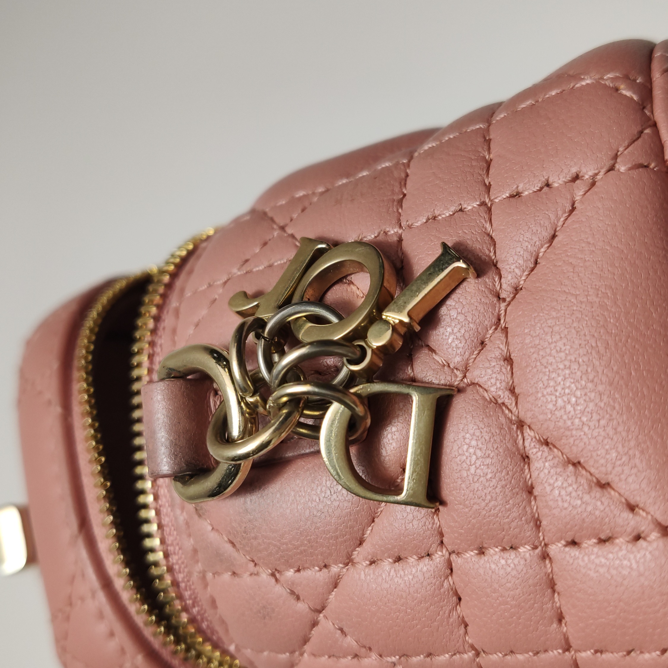 Christian Dior Lady Dior Vanity Case Cannage Quilt Lambskin Micro — photo 11 of 23