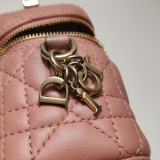 Christian Dior Lady Dior Vanity Case Cannage Quilt Lambskin Micro — thumbnail 11