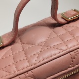 Christian Dior Lady Dior Vanity Case Cannage Quilt Lambskin Micro — thumbnail 20