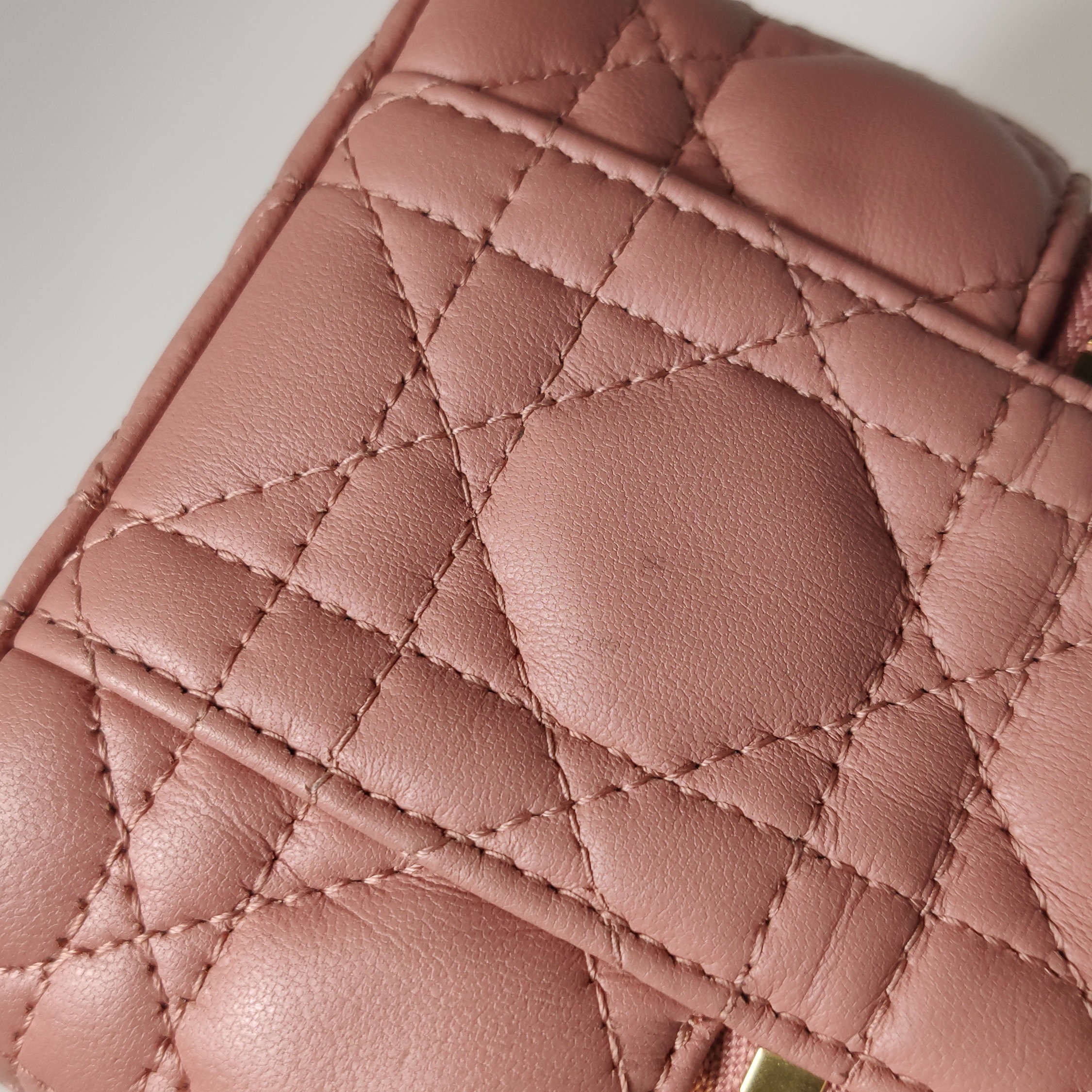 Christian Dior Lady Dior Vanity Case Cannage Quilt Lambskin Micro — photo 18 of 23