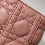 Christian Dior Lady Dior Vanity Case Cannage Quilt Lambskin Micro — thumbnail 18