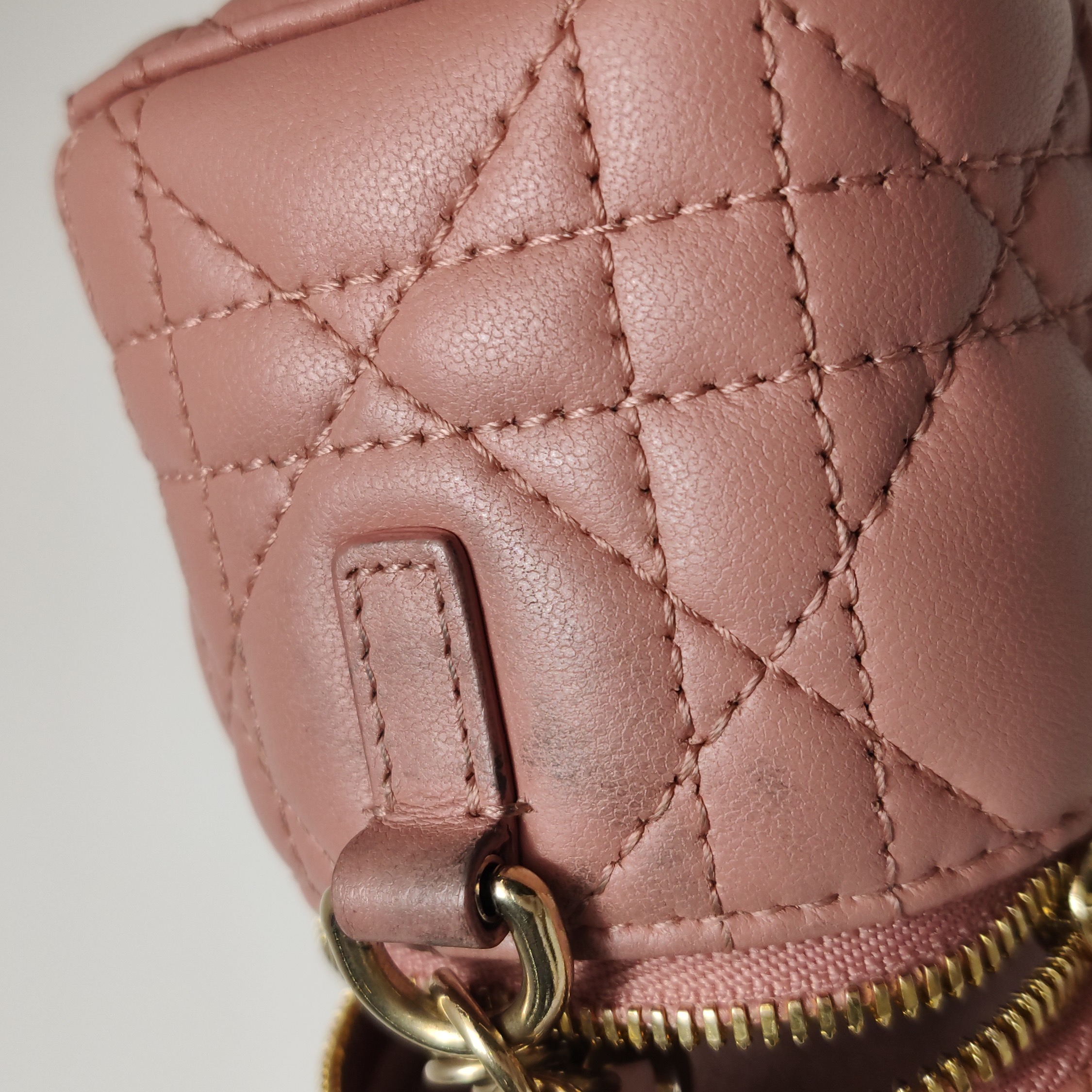 Christian Dior Lady Dior Vanity Case Cannage Quilt Lambskin Micro — photo 21 of 23